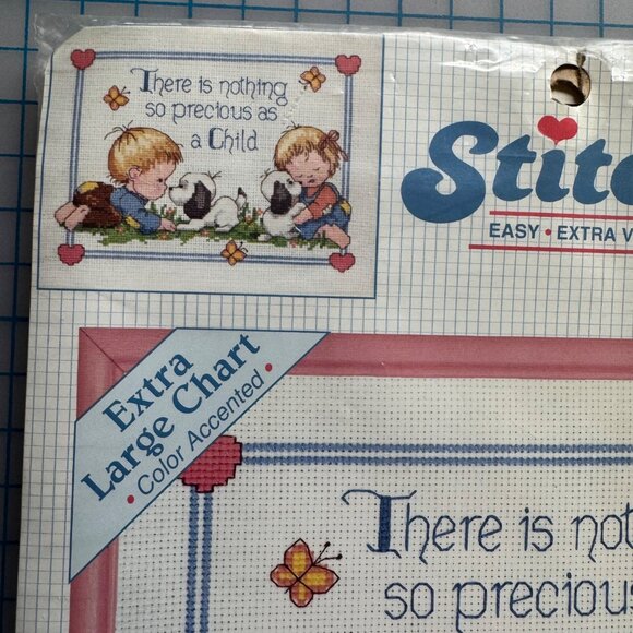 Stitchables Precious Children Counted Cross Stitch Kit Frame Supplies - Picture 6 of 7